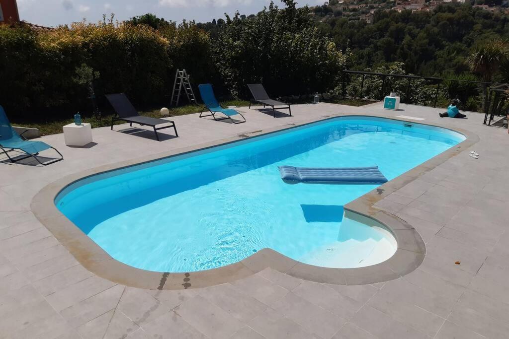 Appartement 3 Pieces Dans Villa Individuelle Falicon Εξωτερικό φωτογραφία